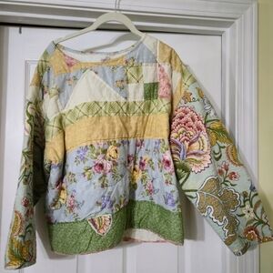 Floral Patchwork Sweatshirt